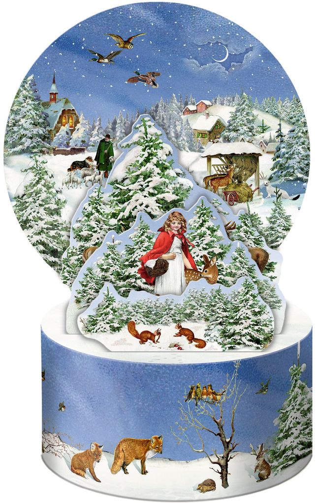 Weitere Ansicht: Mini-Adventskalender - Adventszauber (Pop-up)