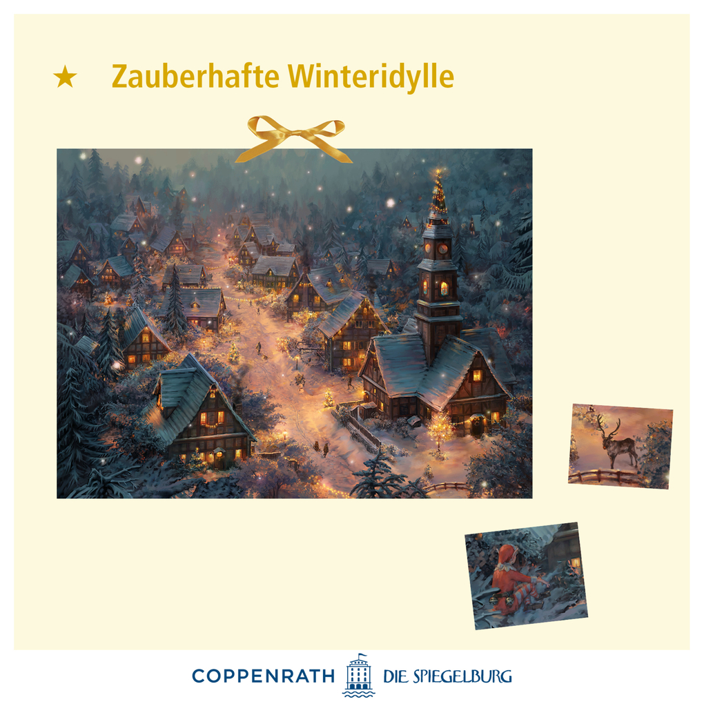 Weitere Ansicht: Wand-Adventskalender - Verträumtes Winterdorf