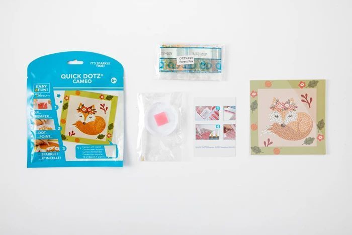 Weitere Ansicht: Dotzies - Diamond Painting Kleiner Fuchs