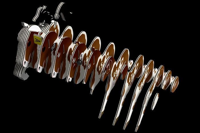 Weitere Ansicht: EUGY - 3D Bastelset Pferd