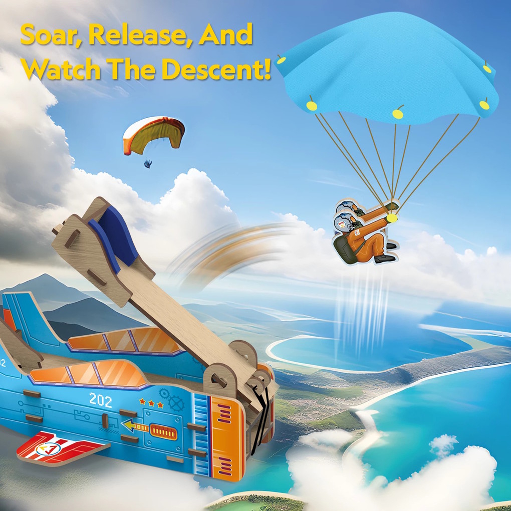 Weitere Ansicht: CubicFun - National Geographic MINT Fallschirm-Katapult