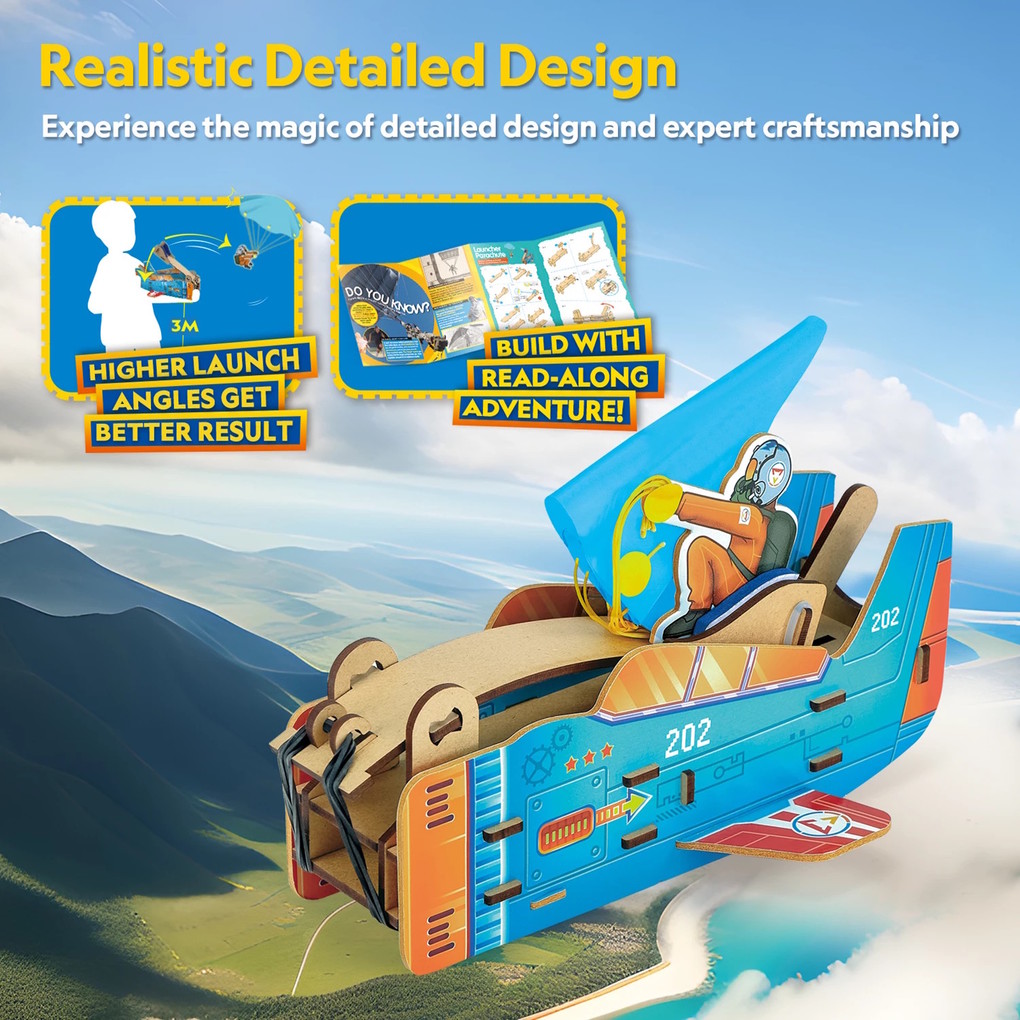 Weitere Ansicht: CubicFun - National Geographic MINT Fallschirm-Katapult