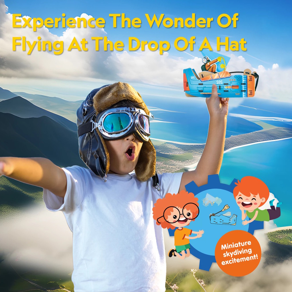 Weitere Ansicht: CubicFun - National Geographic MINT Fallschirm-Katapult