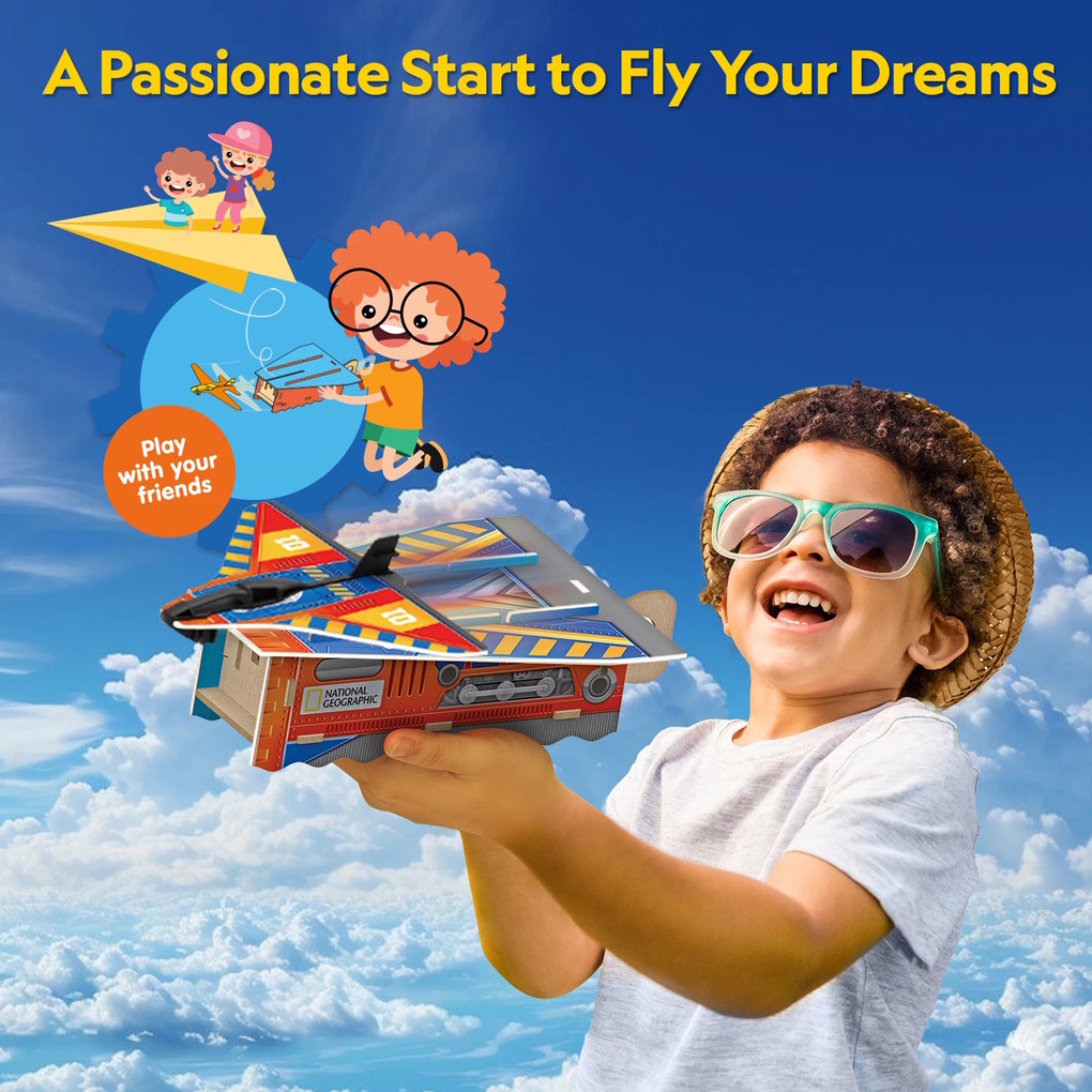 Weitere Ansicht: CubicFun - National Geographic MINT Flugzeugstarter