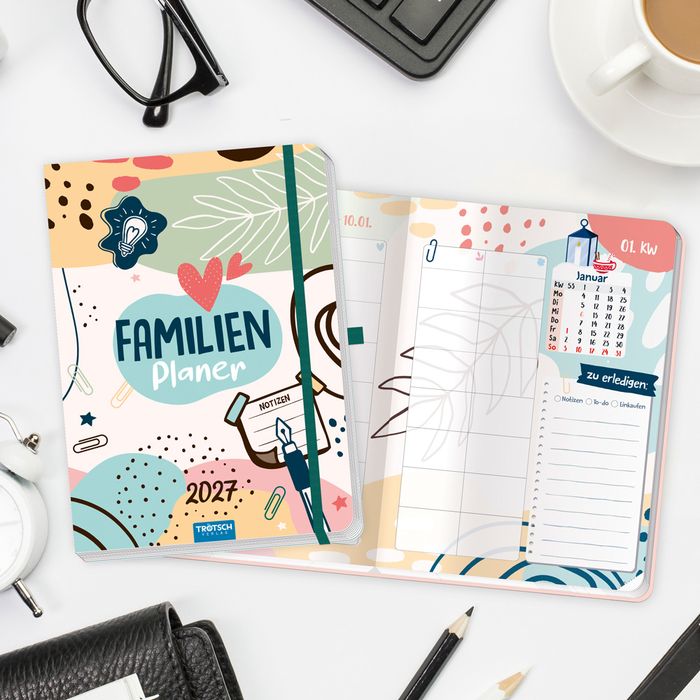 Weitere Ansicht: TRÖTSCH - Wochenbuch Familienplaner 2027