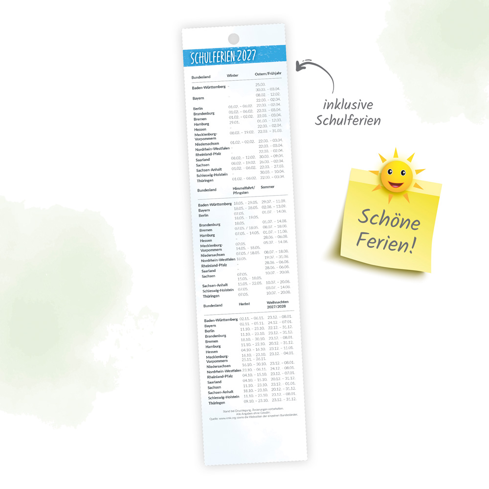 Weitere Ansicht: TRÖTSCH - Streifenkalender Mini Küstenliebe 2027