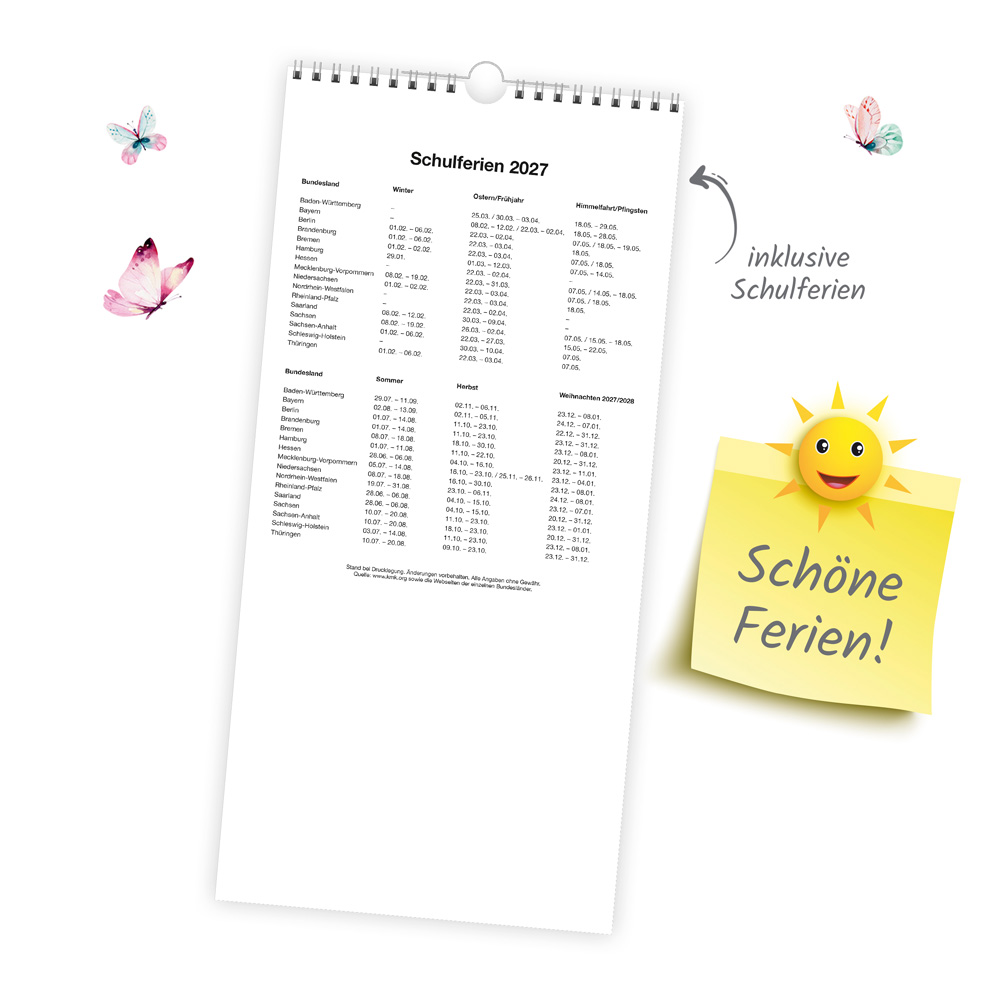 Weitere Ansicht: TRÖTSCH - Familienkalender Waldfreunde 2027