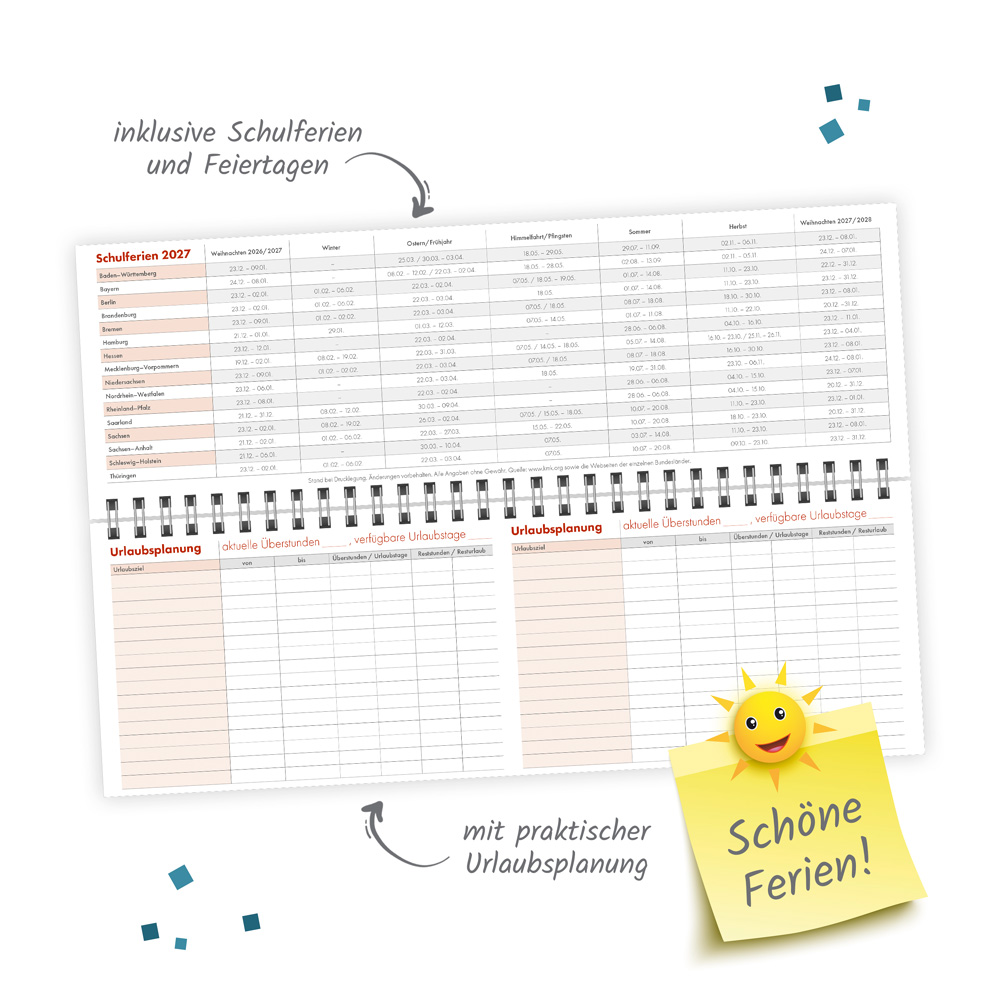 Weitere Ansicht: TRÖTSCH - Schreibtischquerkalender 1 2027