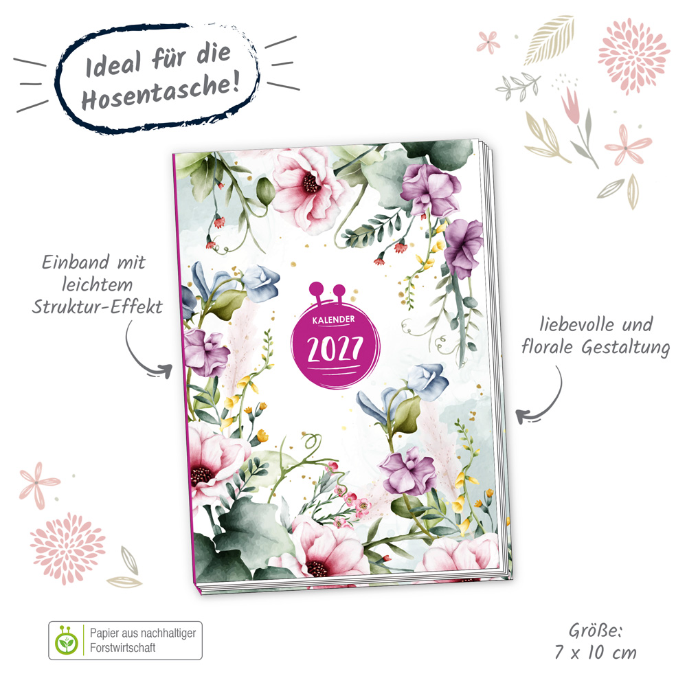 Weitere Ansicht: TRÖTSCH - Taschenkalender A7 Nature 2027