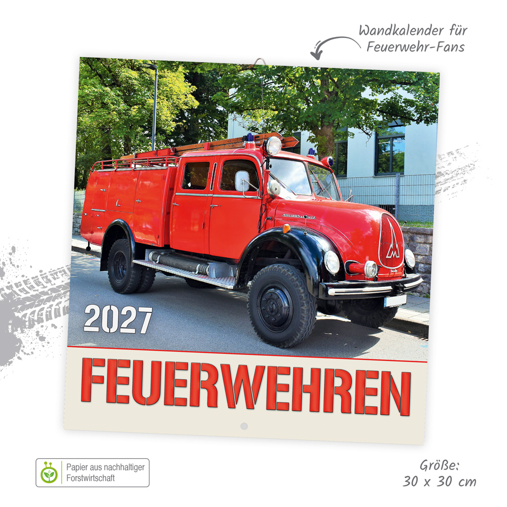 Weitere Ansicht: TRÖTSCH - Broschürenkalender Feuerwehren 2027