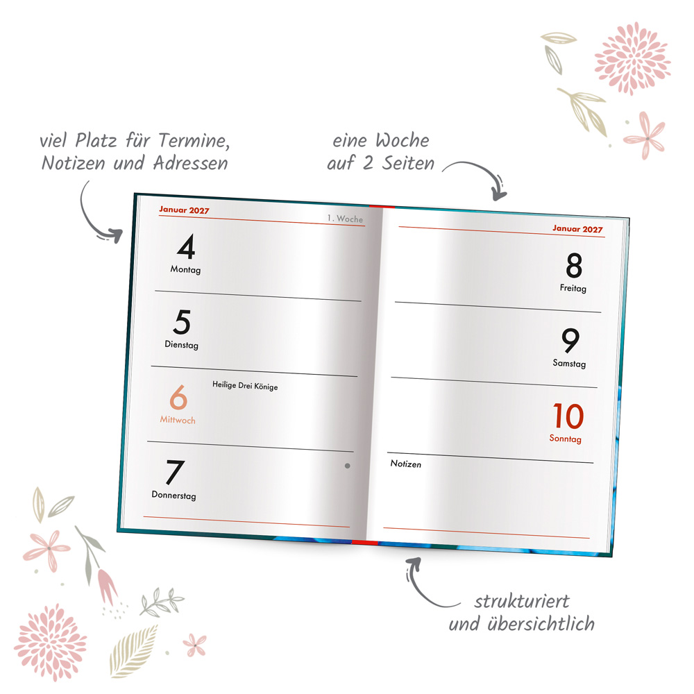 Weitere Ansicht: TRÖTSCH - Taschenkalender A7 Marienkäfer 2027