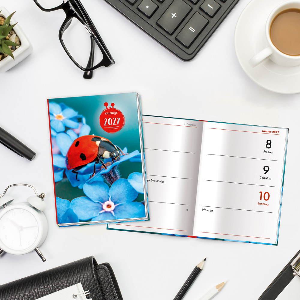 Weitere Ansicht: TRÖTSCH - Taschenkalender A7 Marienkäfer 2027