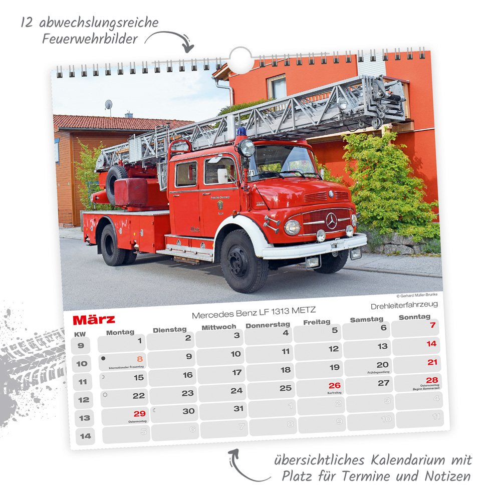 Weitere Ansicht: TRÖTSCH - Technikkalender Feuerwehren 2027