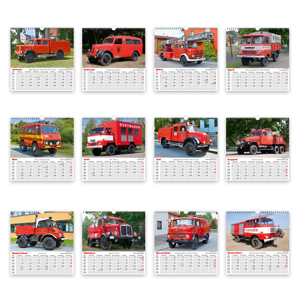 Weitere Ansicht: TRÖTSCH - Technikkalender Feuerwehren 2027