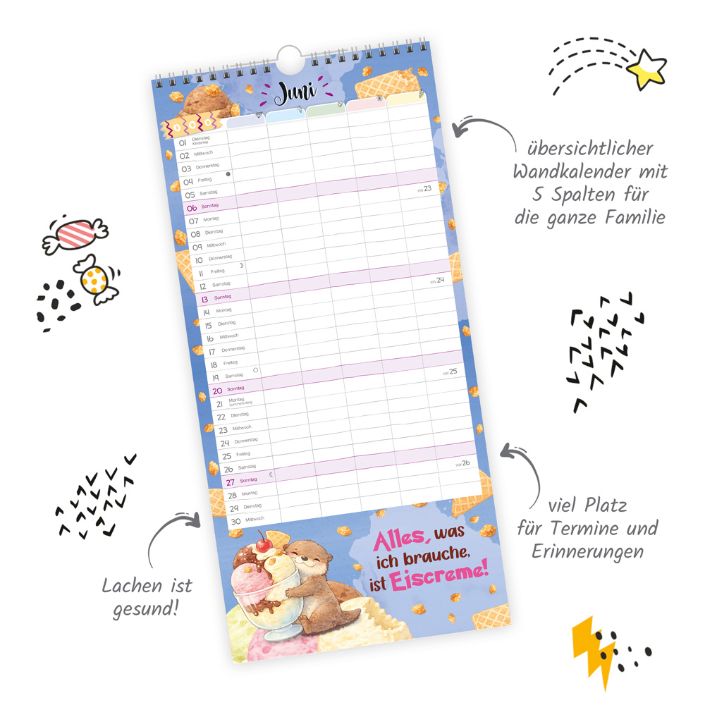 Weitere Ansicht: TRÖTSCH - Familienkalender Spruchreif 2027