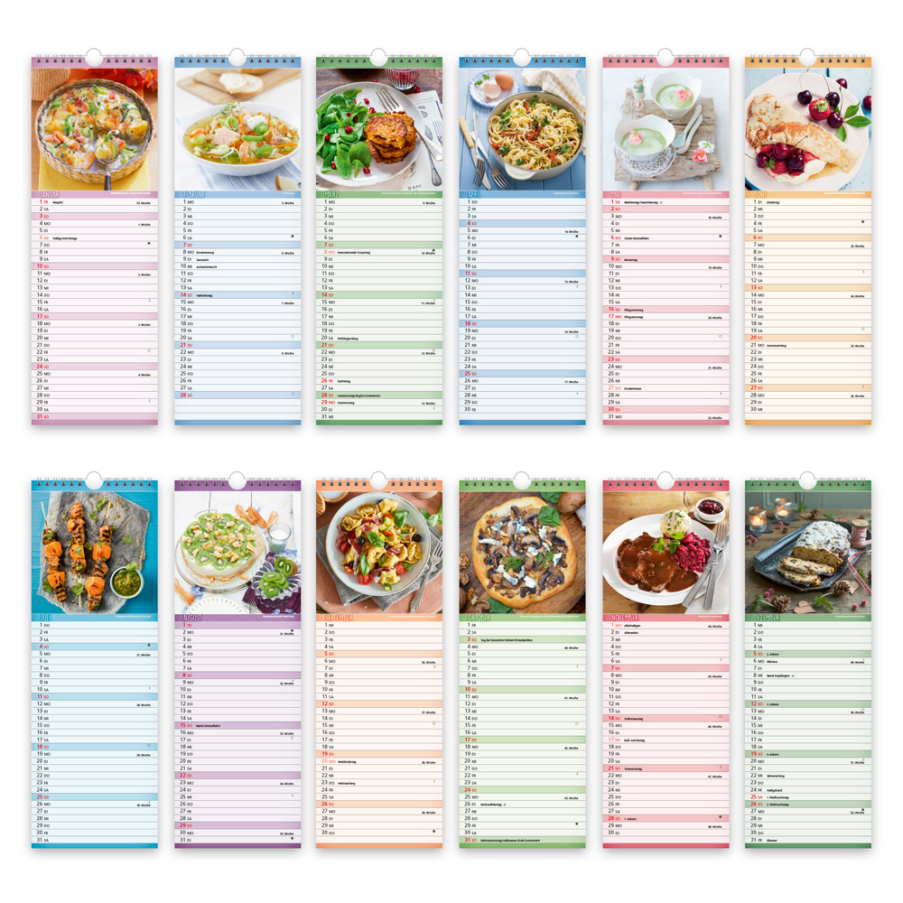 Weitere Ansicht: TRÖTSCH - Streifenkalender Küchennotiz 2027 Notizkalender