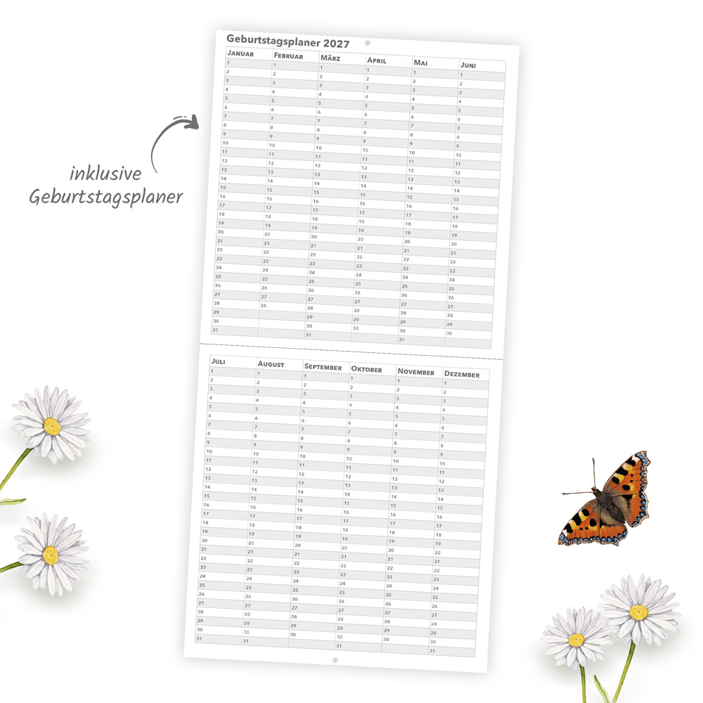 Weitere Ansicht: TRÖTSCH - Broschürenkalender Blumenkalender 2027