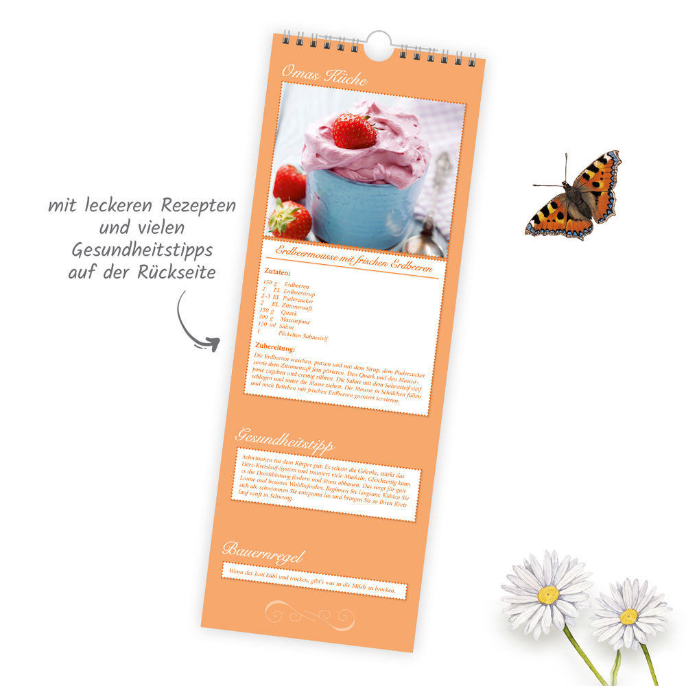 Weitere Ansicht: TRÖTSCH - Maxi-Streifenkalender Omas Kalender 2027