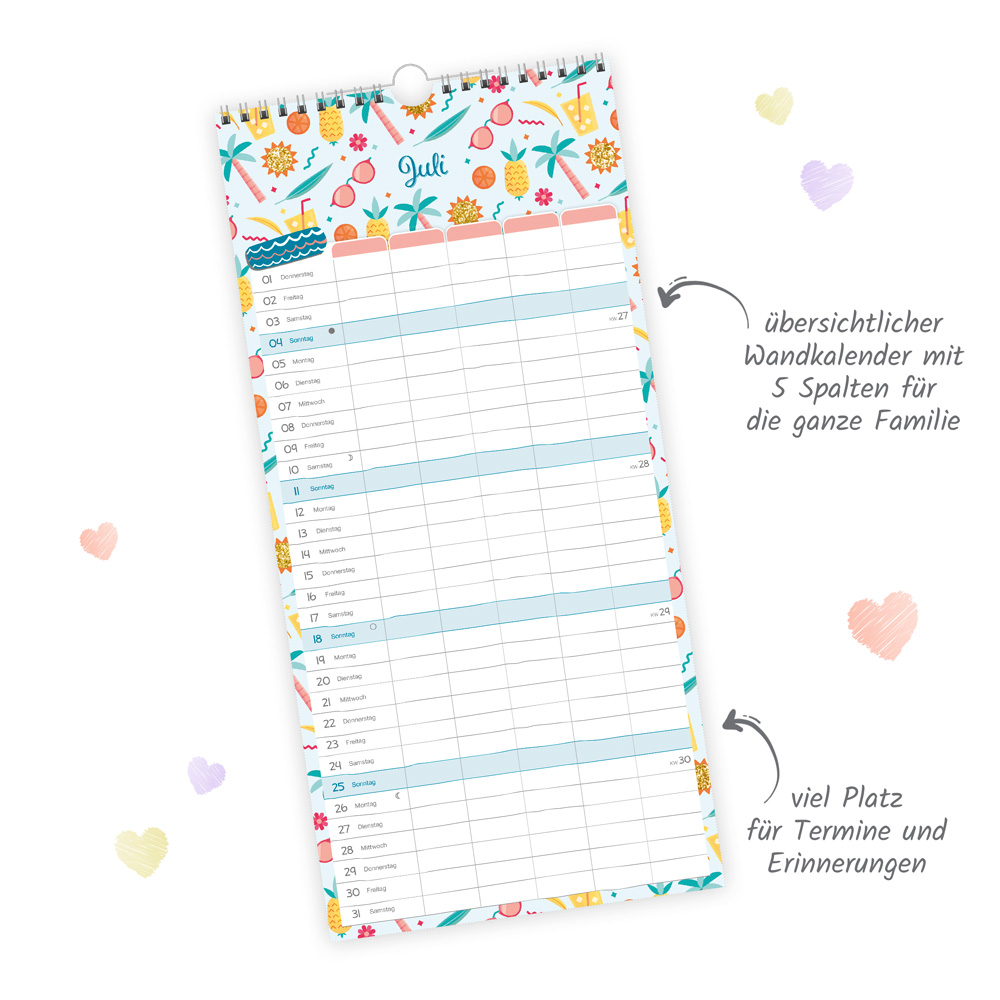 Weitere Ansicht: TRÖTSCH - Familienkalender Familienterminer 2027