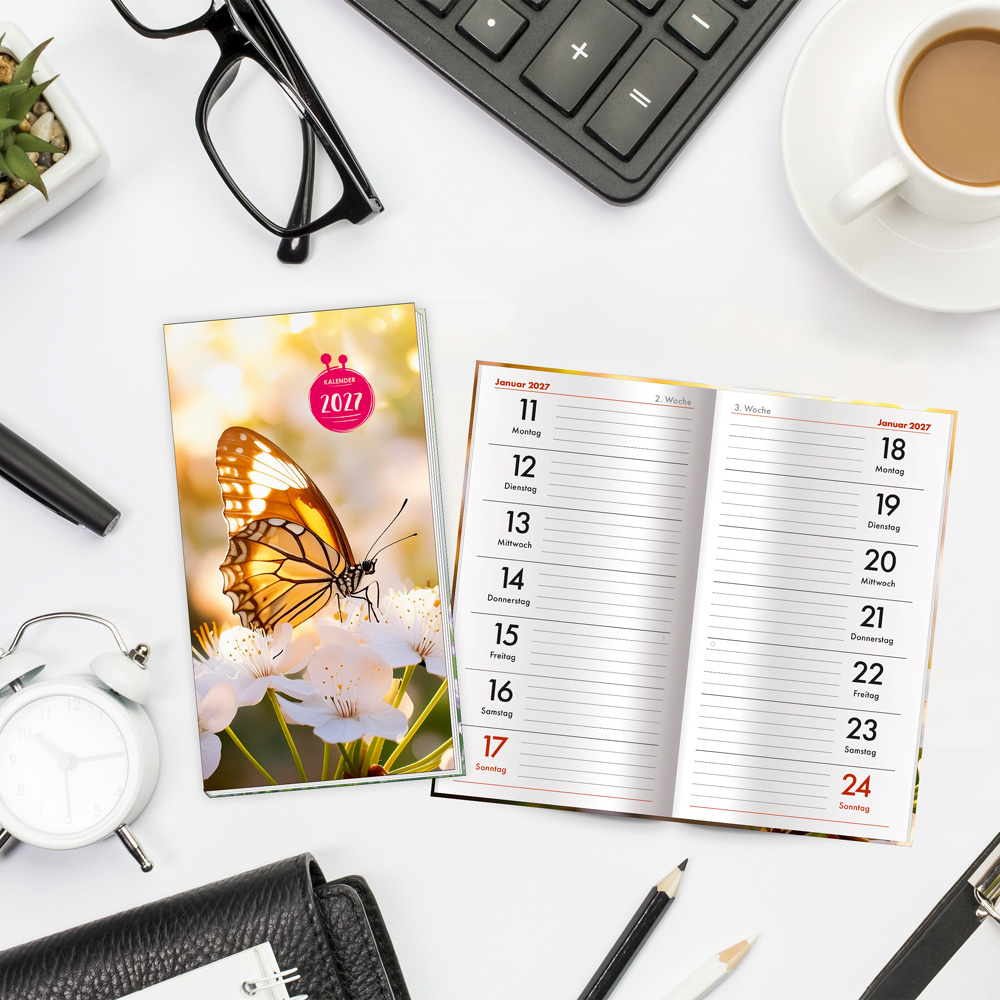 Weitere Ansicht: TRÖTSCH - Taschenterminer Schmetterling 2027