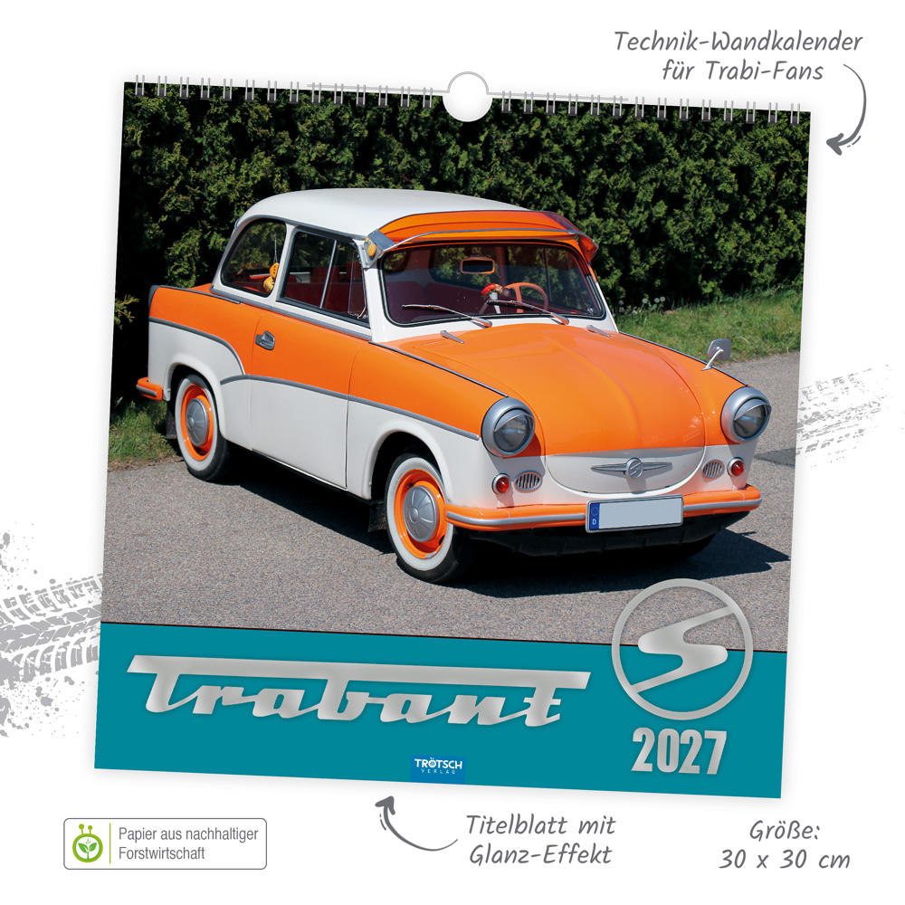 Weitere Ansicht: TRÖTSCH - Technikkalender Trabant 2027