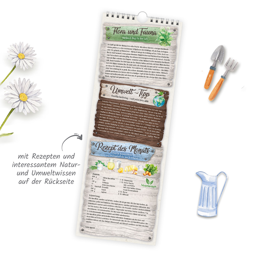 Weitere Ansicht: TRÖTSCH - Maxi-Streifenkalender Landliebe 2027