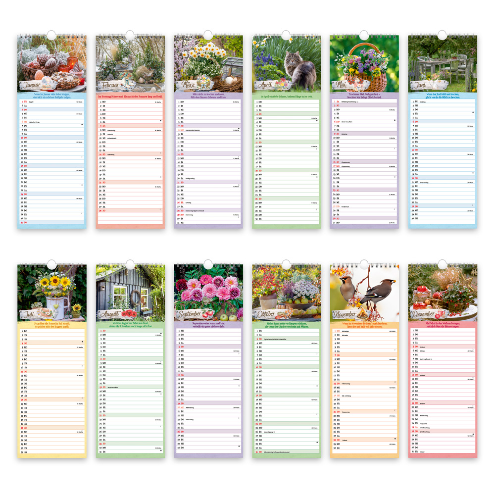 Weitere Ansicht: TRÖTSCH - Maxi-Streifenkalender Landliebe 2027