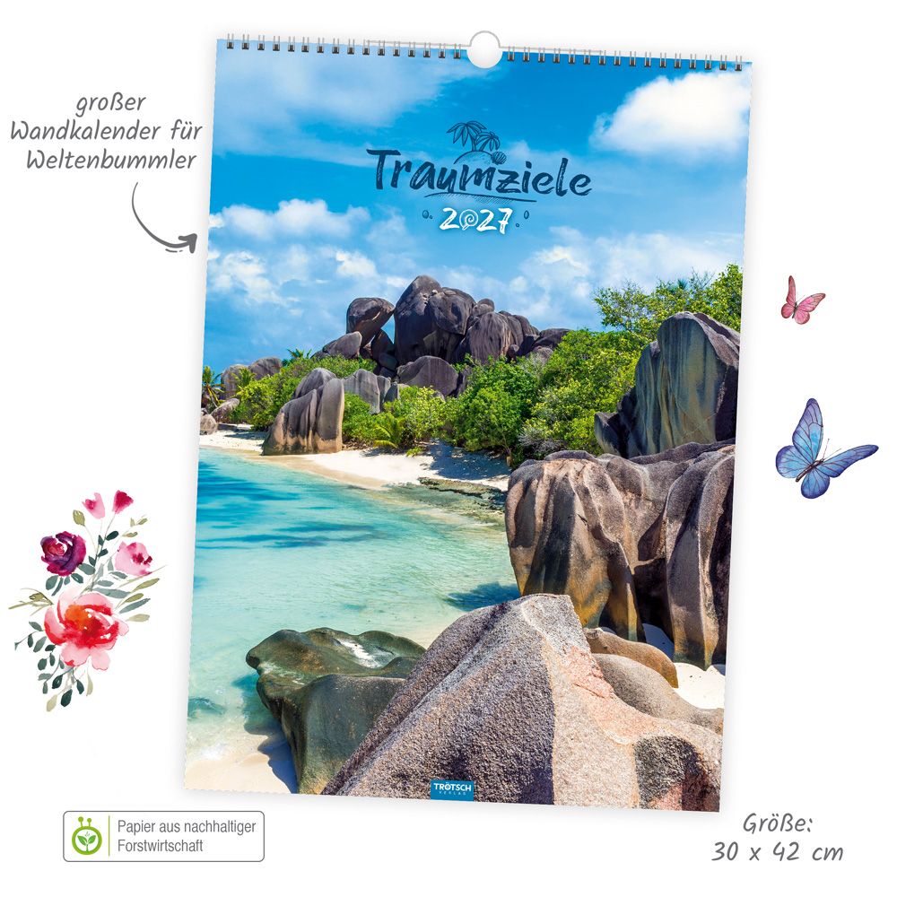 Weitere Ansicht: TRÖTSCH - Großbildkalender Traumziele 2027