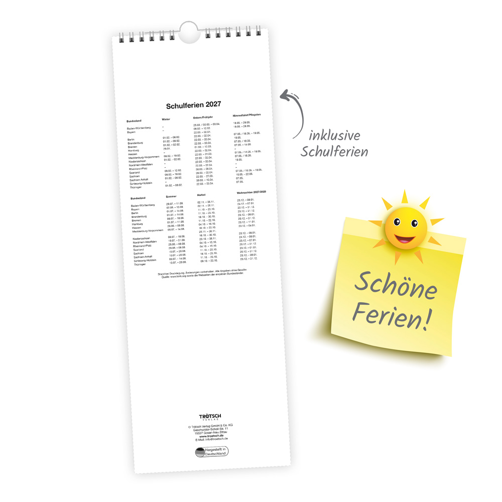 Weitere Ansicht: TRÖTSCH - Maxi-Streifenkalender Großvaters Gartenplaner 2027