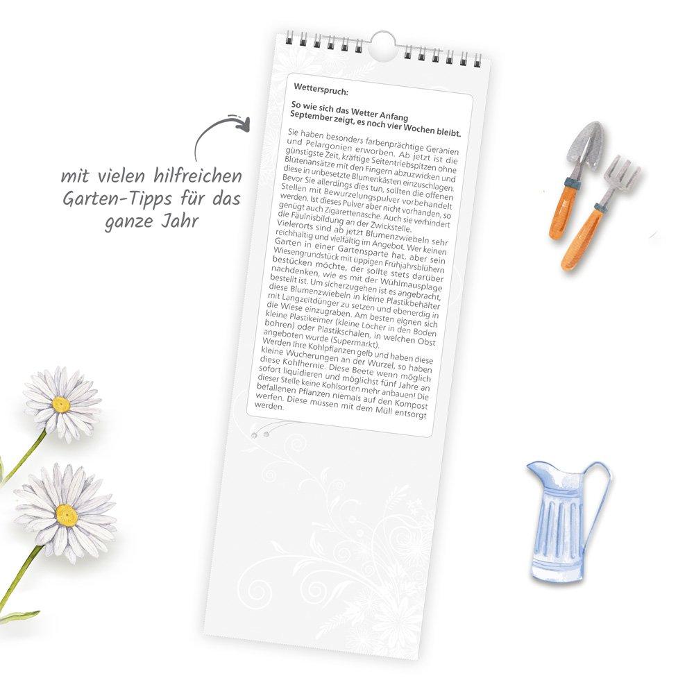 Weitere Ansicht: TRÖTSCH - Maxi-Streifenkalender Großvaters Gartenplaner 2027