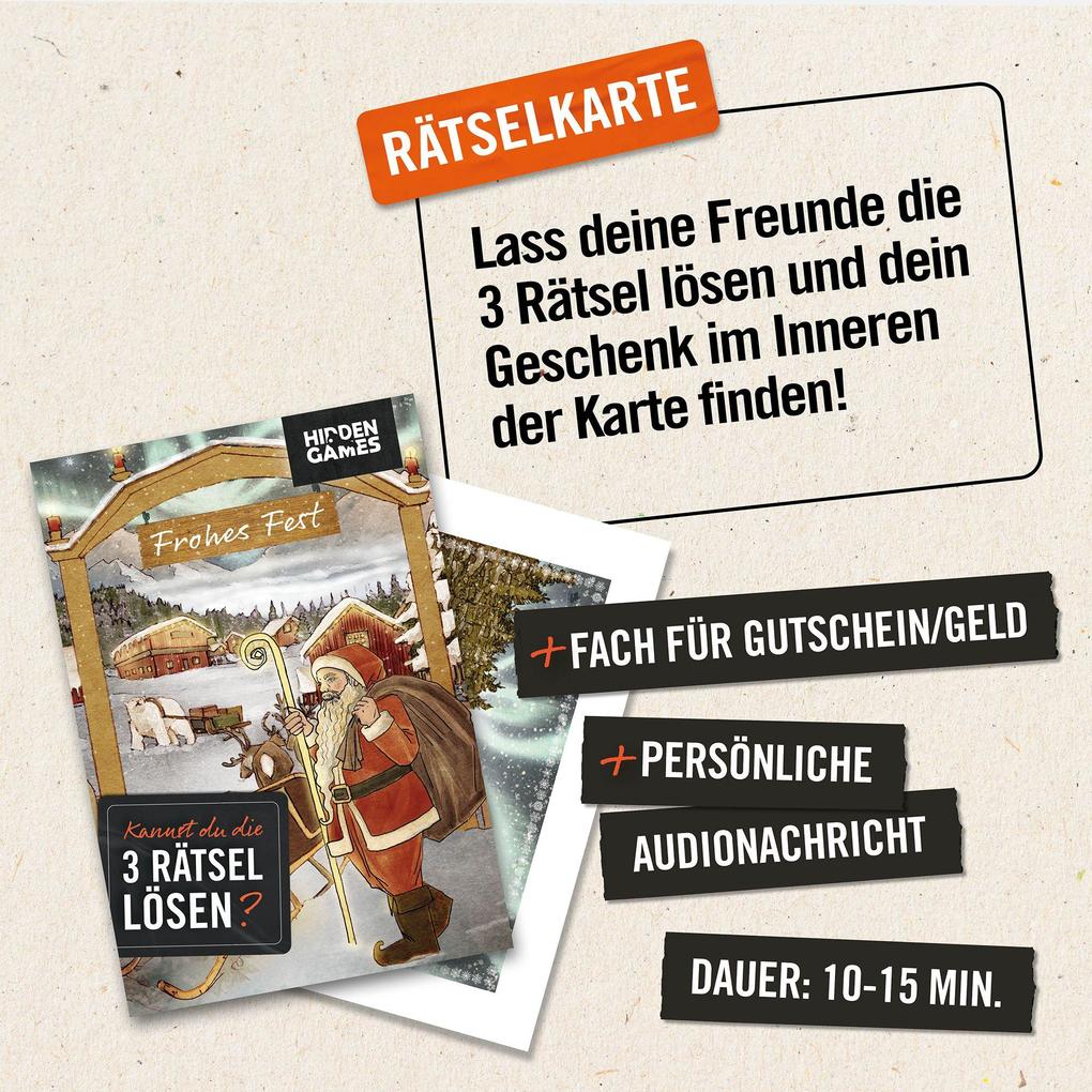 Weitere Ansicht: Hidden Games: Rätselhafte Weihnachten Rätselkarte