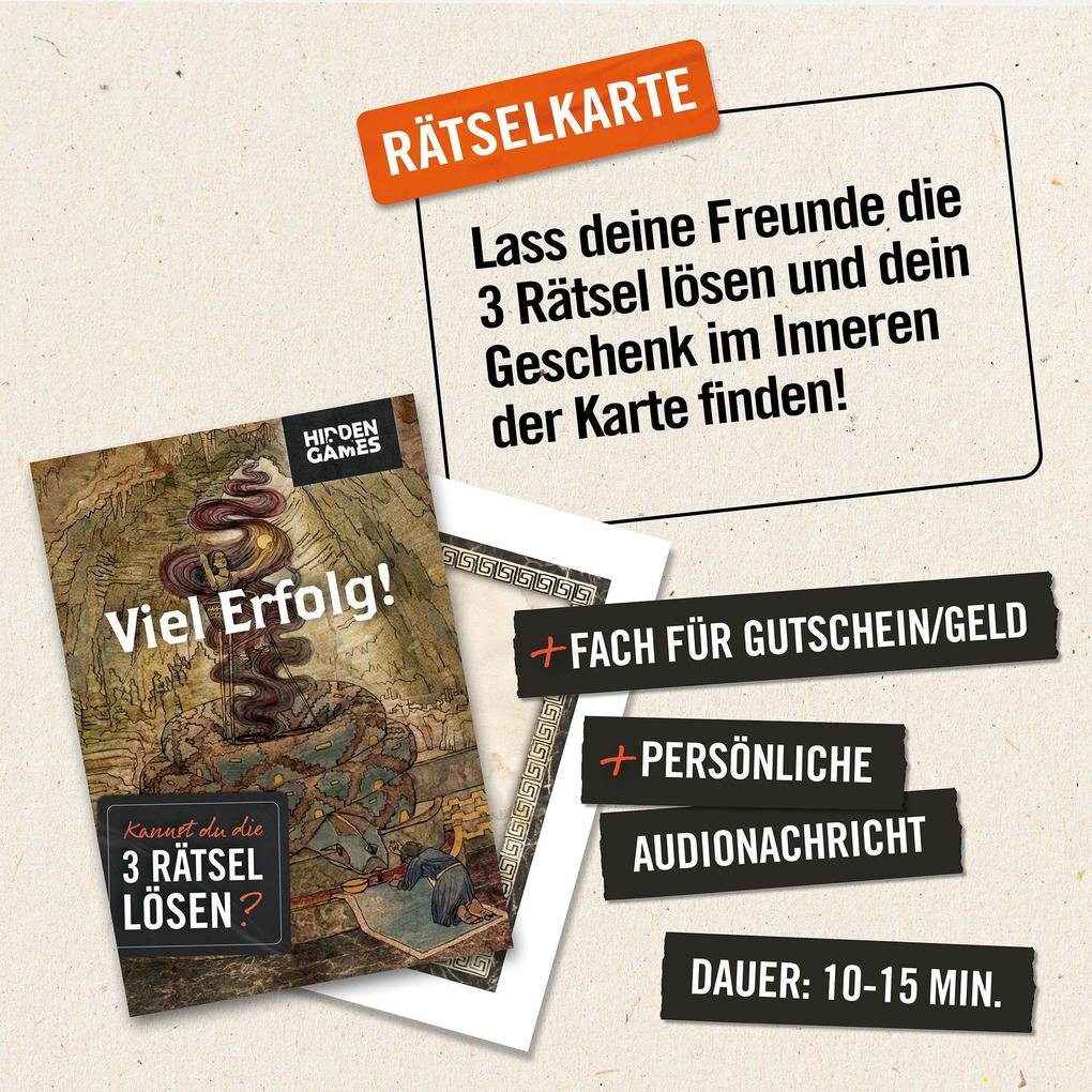 Weitere Ansicht: Hidden Games: Das Orakel Rätselkarte