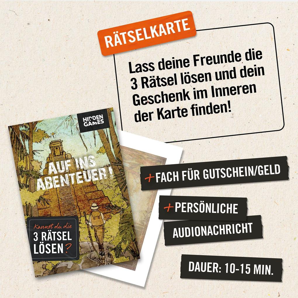 Weitere Ansicht: Hidden Games: Die Schatzsuche Rätselkarte