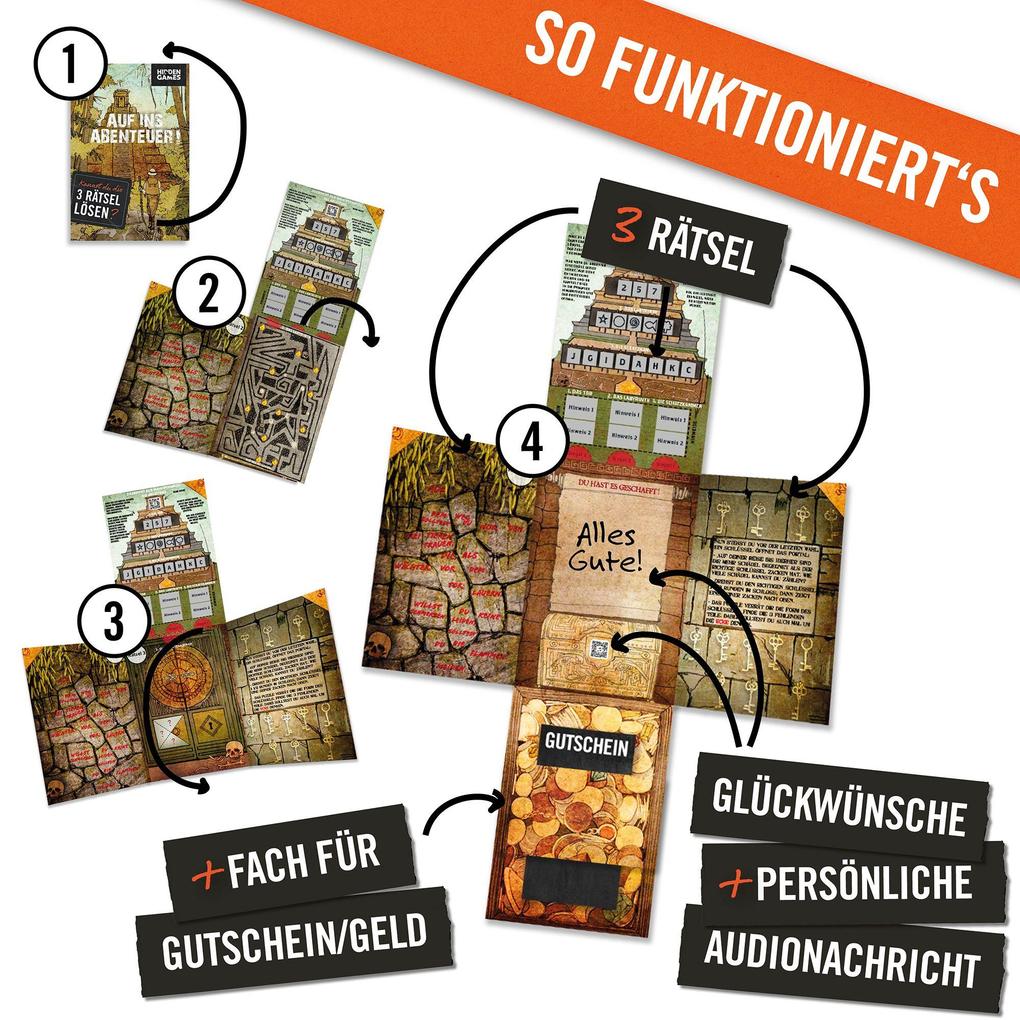 Weitere Ansicht: Hidden Games: Die Schatzsuche Rätselkarte