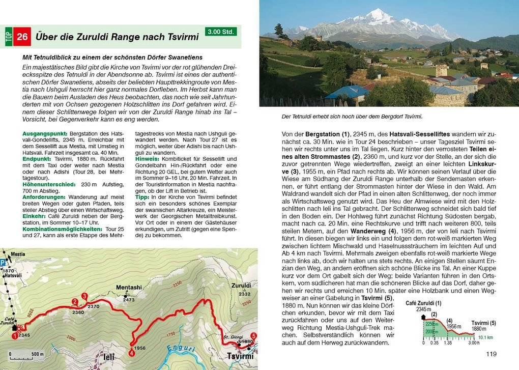 Weitere Ansicht: ROTHER Wanderführer Georgien. 48 Touren im Kleinen und Großen Kaukasus und rund um Tbilissi | Nina Kramm