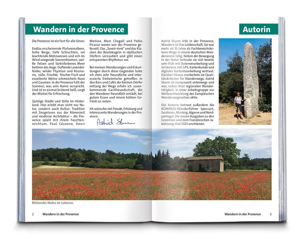 Weitere Ansicht: KOMPASS Wanderführer Provence, 55 Touren mit Extra-Tourenkarte | Astrid Sturm