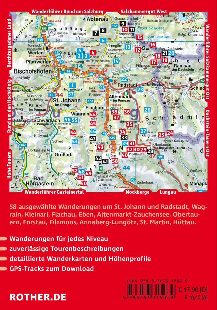 Weitere Ansicht: ROTHER Wanderführer Dachstein-Tauern West: Von Hüttau bis Obertauern. 58 Touren im Pongau | Sepp Brandl, Marc Brandl