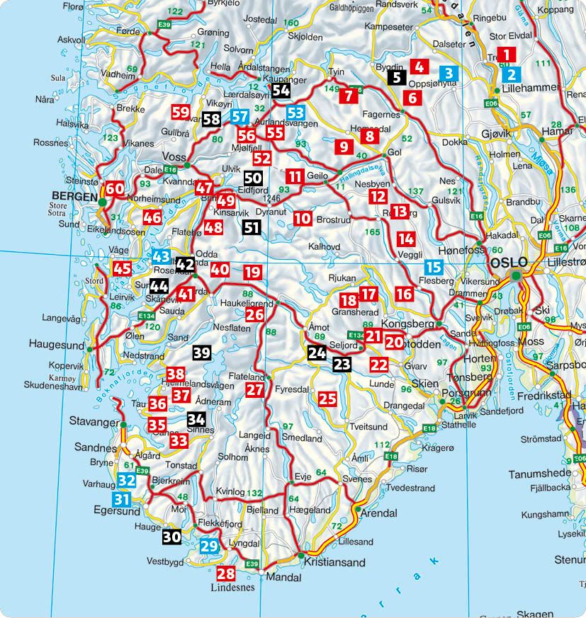 Weitere Ansicht: ROTHER Wanderführer Norwegen - Der Süden. 60 Fjord- und Bergwanderungen zwischen Oslo, Kap Lindesnes und Sognefjorden | Tobias Kostial, Andrea Kostial