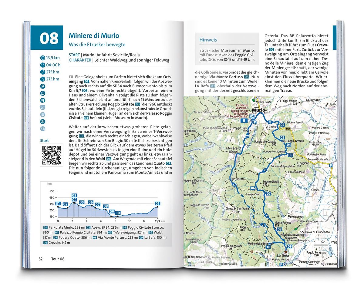 Weitere Ansicht: KOMPASS Wanderführer Toskana, 80 Touren mit Extra-Tourenkarte | Lutz Redecker