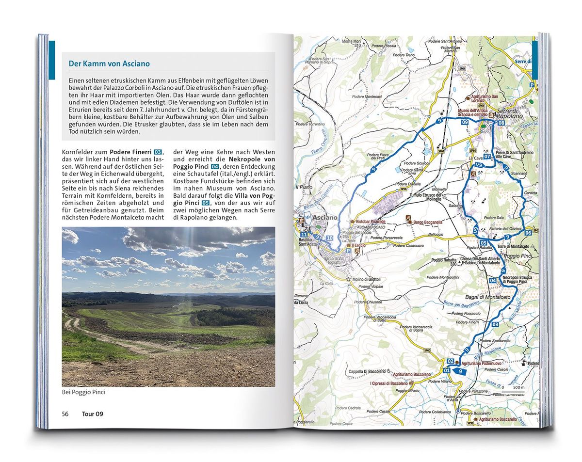 Weitere Ansicht: KOMPASS Wanderführer Toskana, 80 Touren mit Extra-Tourenkarte | Lutz Redecker