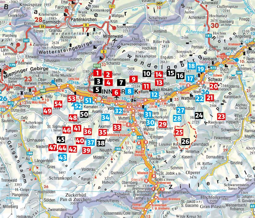 Weitere Ansicht: ROTHER Wanderführer Rund um Innsbruck. 54 Touren im Karwendel, in den Tuxer Alpen und im Sellrain | Mark Zahel