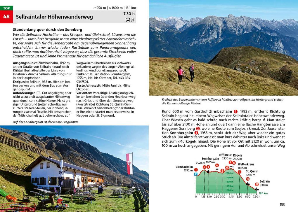 Weitere Ansicht: ROTHER Wanderführer Rund um Innsbruck. 54 Touren im Karwendel, in den Tuxer Alpen und im Sellrain | Mark Zahel