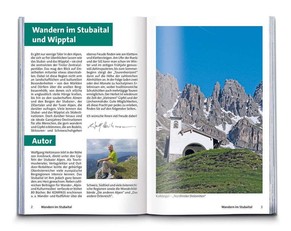 Weitere Ansicht: KOMPASS Wanderführer Stubaital und Wipptal mit Gschnitz, Obernberg, Navis, Schmirn, Vals, 65 Touren mit Extra-Tourenkarte | Wolfgang Heitzmann