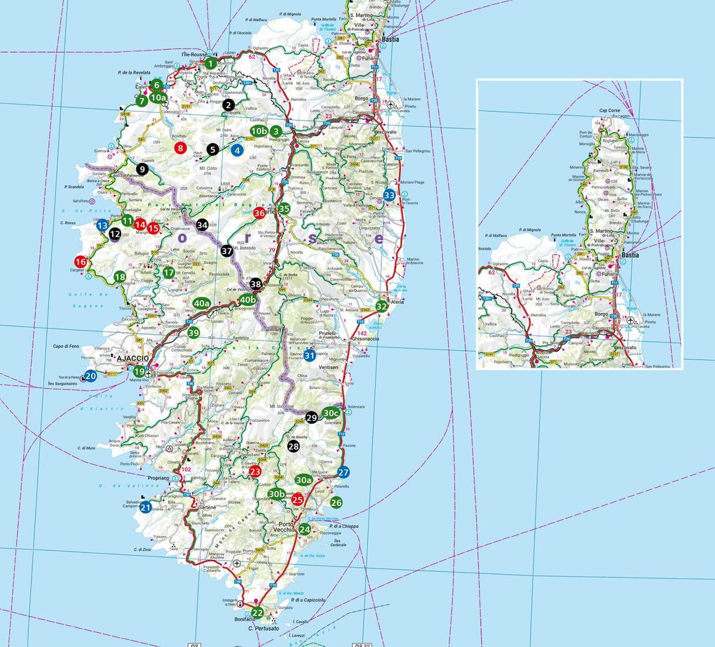 Weitere Ansicht: ROTHER Wanderbuch ErlebnisUrlaub mit Kindern Korsika. 40 Ausflüge und Wanderungen | Marion Landwehr
