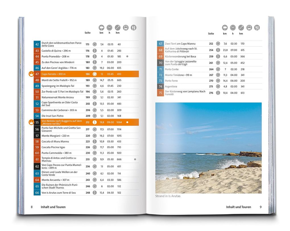 Weitere Ansicht: KOMPASS Wanderführer Sardinien, 75 Touren mit Extra-Tourenkarte | Gerhard Stummvoll, Astrid Sturm