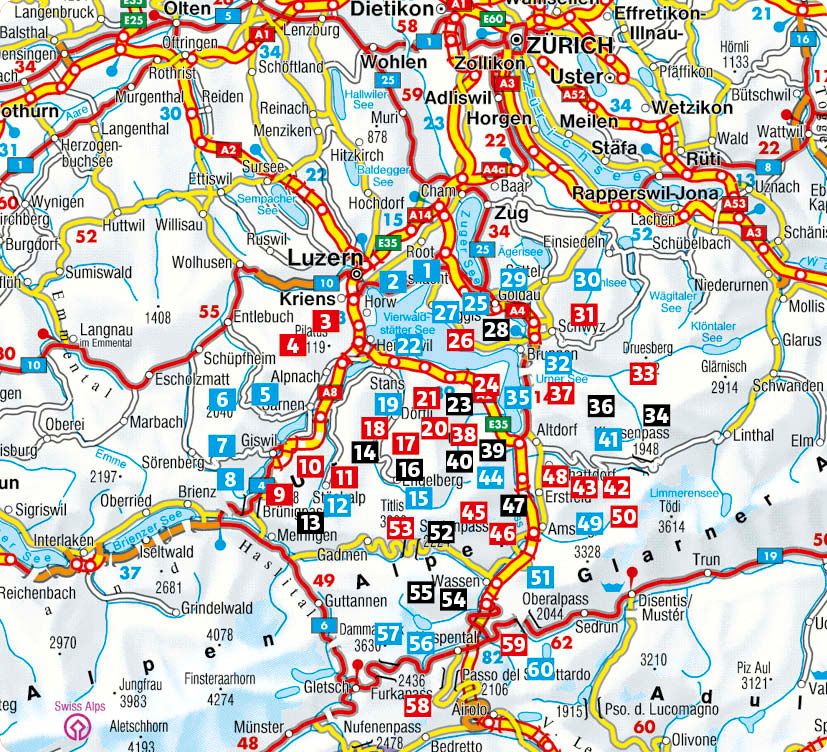 Weitere Ansicht: ROTHER Wanderführer Vierwaldstättersee. 60 Touren in der Zentralschweiz zwischen Rigi und Gotthard | Mark Zahel