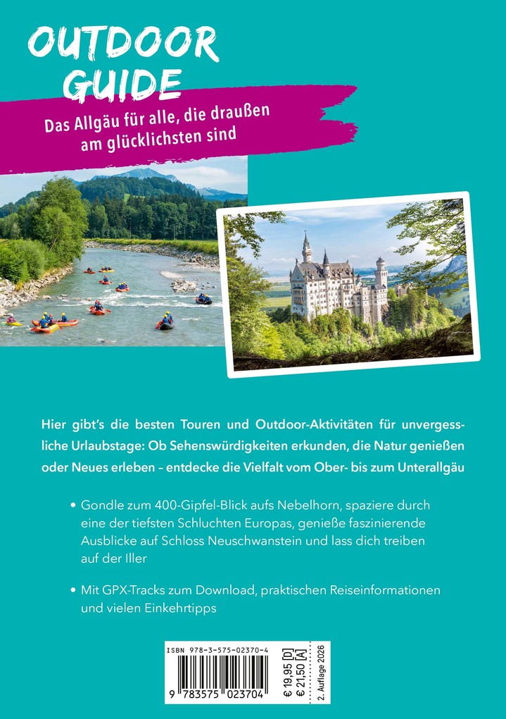 Weitere Ansicht: MARCO POLO OUTDOOR GUIDE Reiseführer Allgäu | Barbara Kettl-Römer