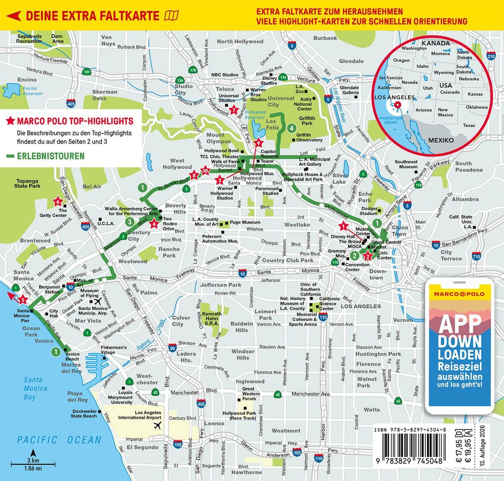 Weitere Ansicht: MARCO POLO Reiseführer Los Angeles | Sonja Alper, Anna-Barbara Tietz