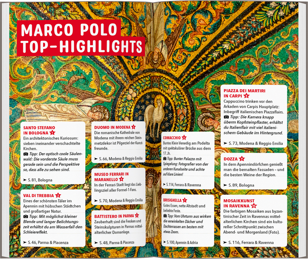 Weitere Ansicht: MARCO POLO Reiseführer Emilia-Romagna, Bologna, Parma, Ravenna | Bettina Dürr, Sabine Oberpriller