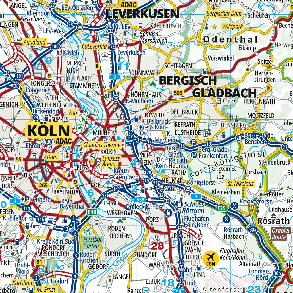 Weitere Ansicht: ADAC Kompaktatlas 2027/2028 Deutschland 1:250.000